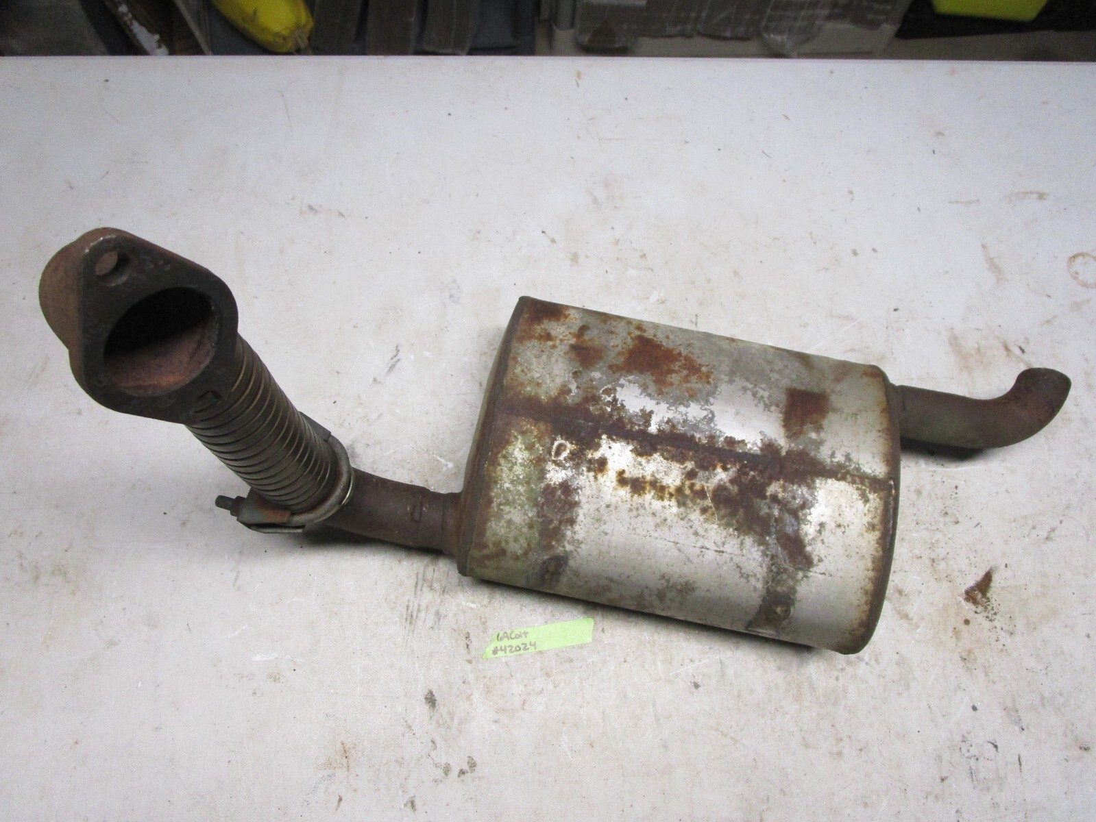 Vintage 69 Polaris Colt 372 Snowmobile Exhaust Muffler Assembly