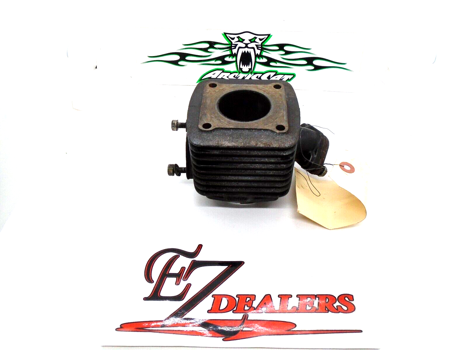 Vintage Kitty Cat snowmobile Cylinder Kawasaki T5B Arctic