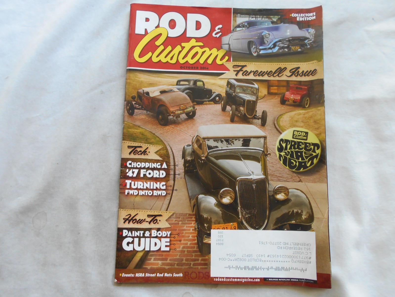 ROD & CUSTOM MAGAZINE-OCTOBER,2014 LAST ISSUE | eBay