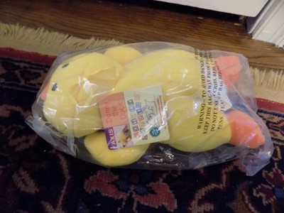 Axis Danny The Duck Plush 10''  Baby Bottle Sippy Cup Hugger New in Bag CUTE FUN!