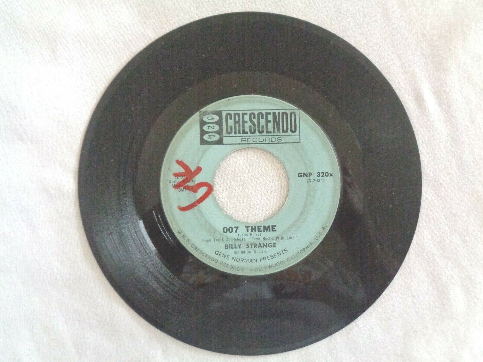 Billy Strange 007 Theme & The James Bond Theme GNP 320X