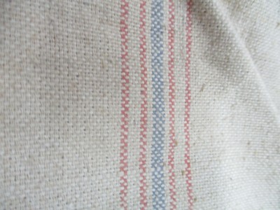 FEED SEED BAG BEMIS A SEAMLESS Extra Heavy cotton canvas grain SACK farm vtg