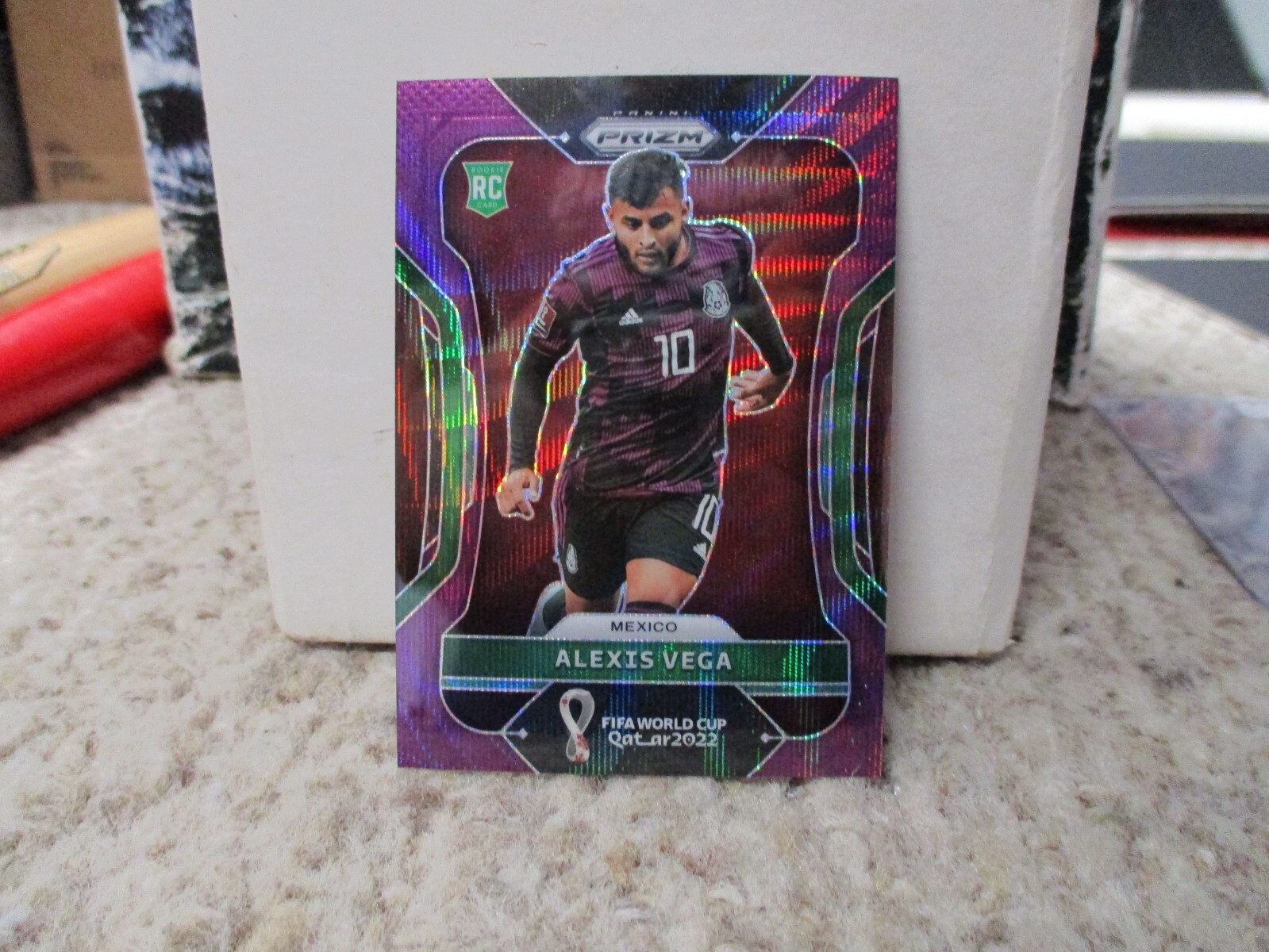 Alexis Vega Mexico FIFA Qatar 2022 World Cup 98/99 Prizm Card #142
