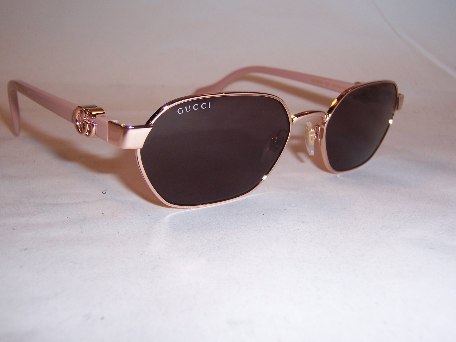 NEW GUCCI SUNGLASSES GG 1593S 003 GOLD PINK/VIOLET56MM