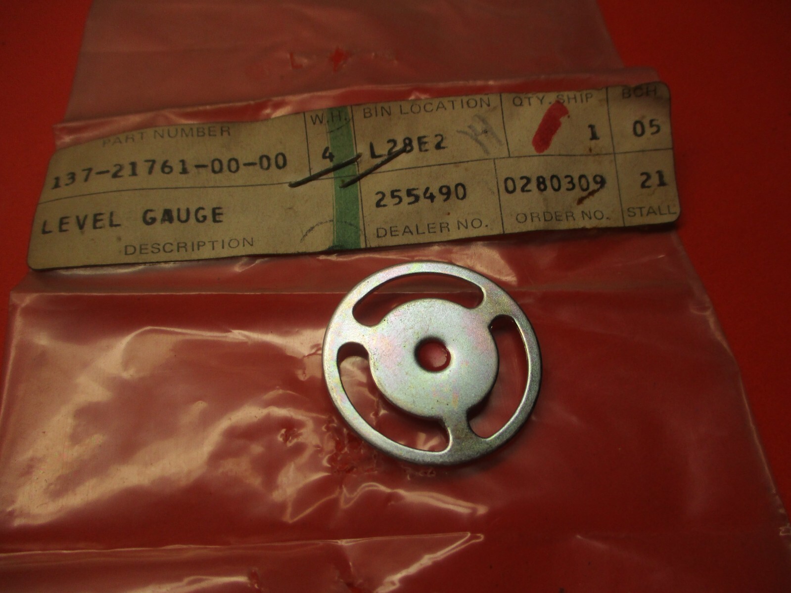 まっく NOS NEW OEM ORIGINAL YAMAHA YR1 DS6 YG1 R3 LEVEL GAUGE 137