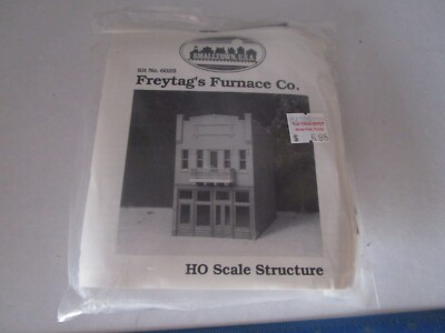 SMALLTOWN USA HO 1/87 SCALE FREYTAG'S FURNACE CO #6025 Building Kit For Train