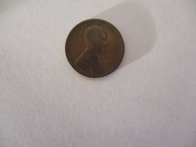1913 Wheat Penny With No Mint Mark
