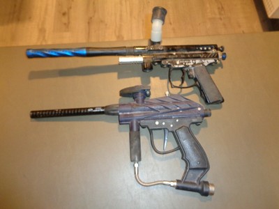 Spyder shutter paintball guns