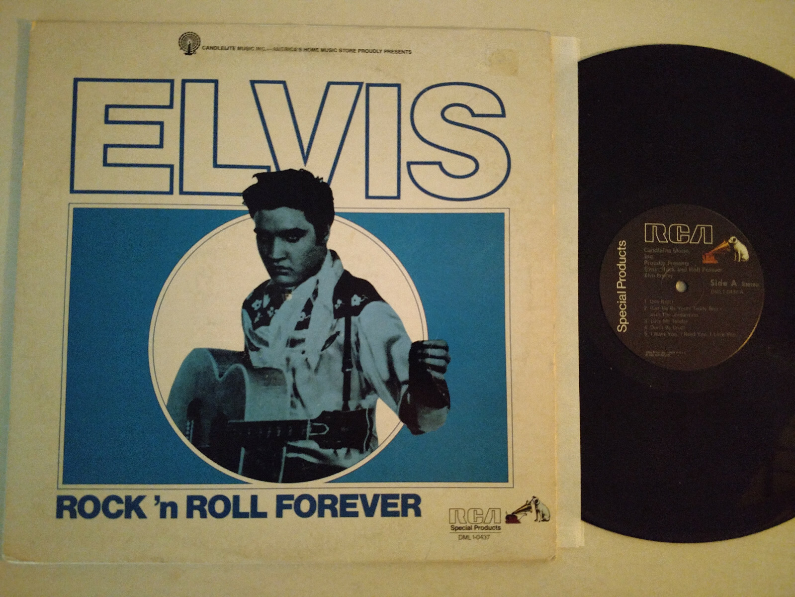 Elvis Presley Rock 'n' Roll UK盤 LP 両面マト1 Elvis Presley – Rock