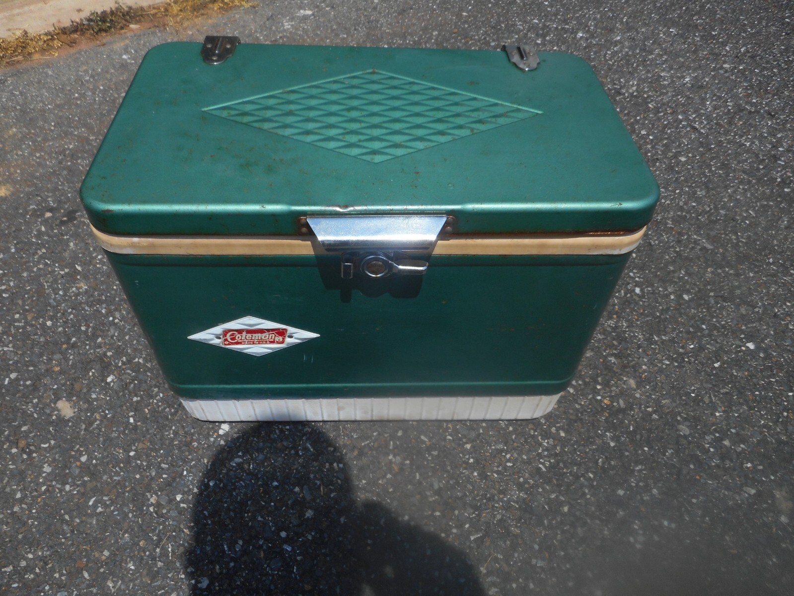vintage coleman (未使用)Phenix Norway L Vintage Orange/Red Coleman Snowlite Aluminum Cooler with