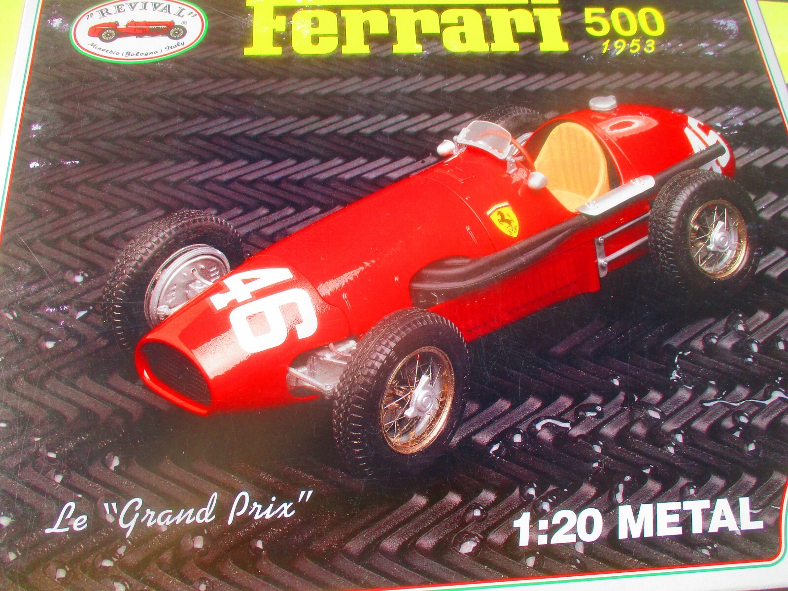 希少　Ferrari 500 1953 1:20 プラモデル REVIVAL 1/20 Ferrari フェラーリ 500 1953 未組み立て 現状品