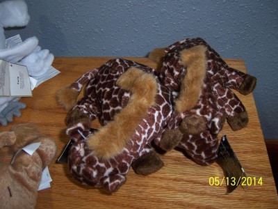 Beverly Hills Bear Co Noah's Bean Mates Complete Set Plush Animals w/ tags (205)