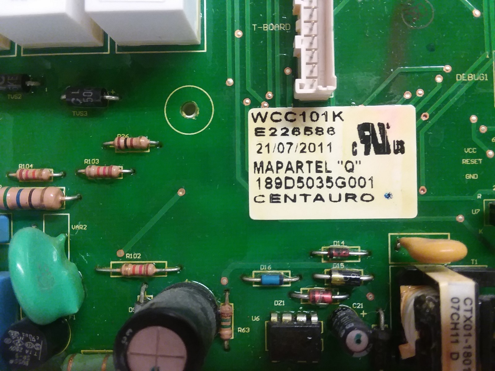 GE Washer Main Control Board 189D5035G001 E226586 WH12X10518 WH12X20274 WC101K