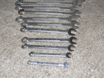 Craftsman 15 piece Combination Wrench Forged in USA 5/16 to 1 1/4