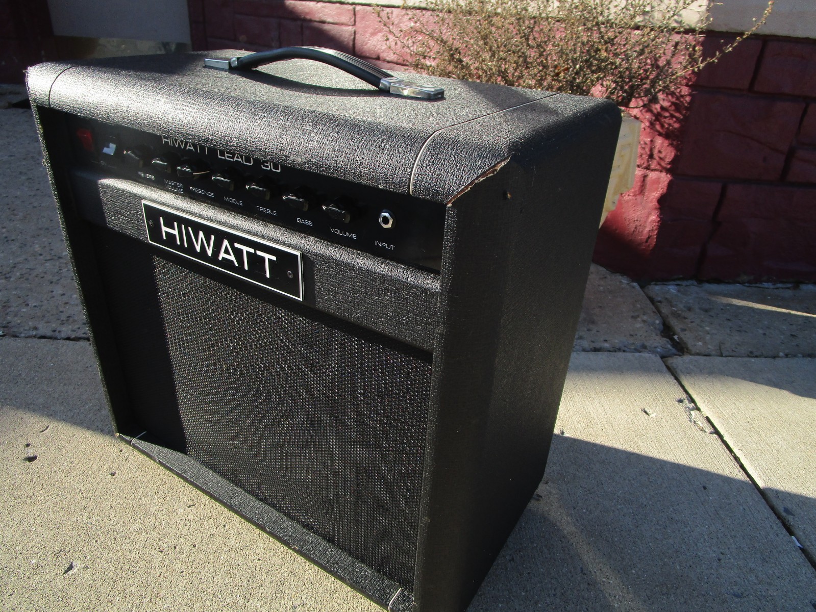 HIWATT LEAD 30 COMBO 30 watt 1983 TUBE AMPLIFIER  RARE!