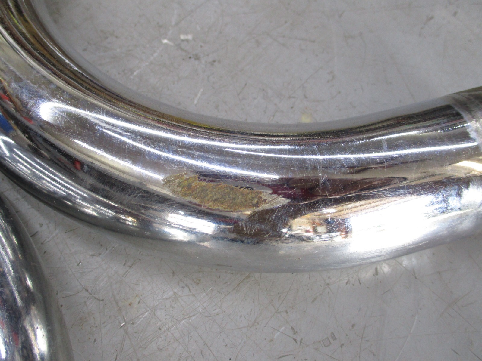 1975 SUZUKI T500 GT 500 EXHAUST MUFFLER HEAD PIPES PIPE