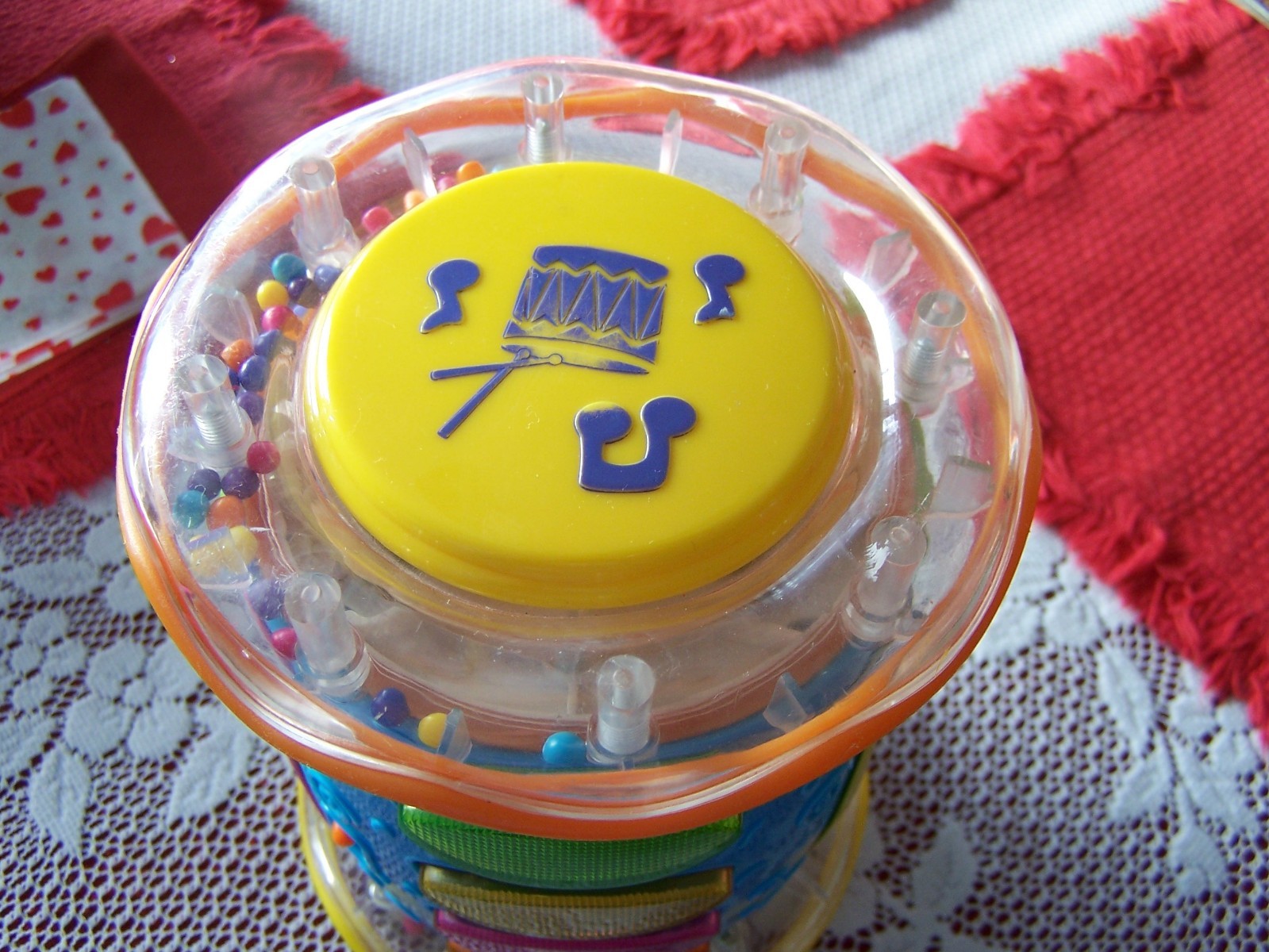 2003 KIDS II Musical Drums Light-Up Activity Nursery