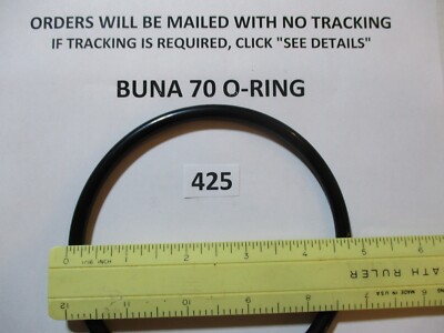 425 O-ring 4-1/2'' ID x 5'' OD x 1/4'' thick. Buna-70.  Quan 1.