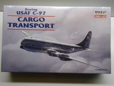 Minicraft 1:144 Scale USAF Boeing C-97 Cargo Transport Model Kit 14440