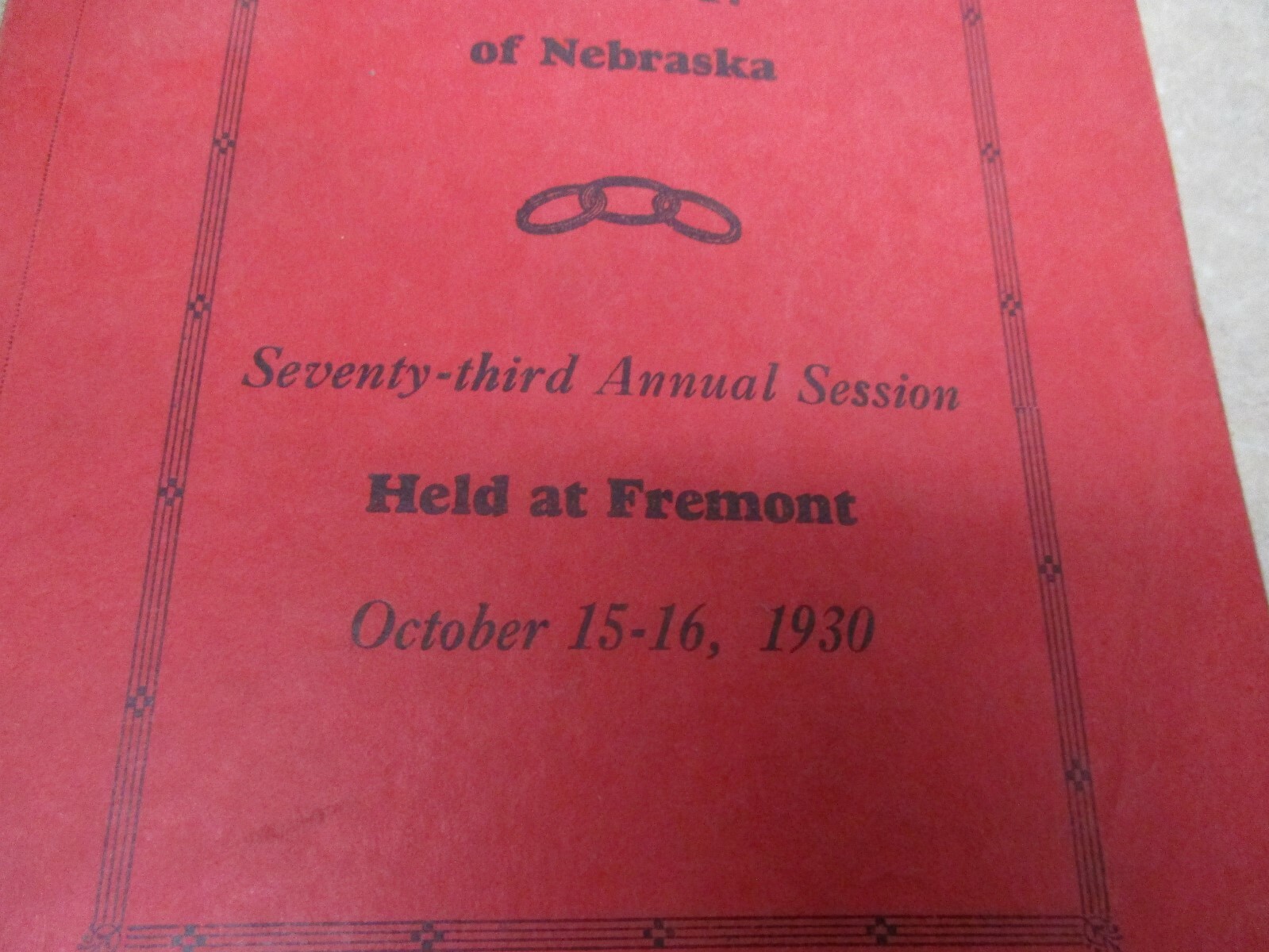 10 IOOF Oddfellows Grand Lodge of Nebraska 1930's Sessions Books