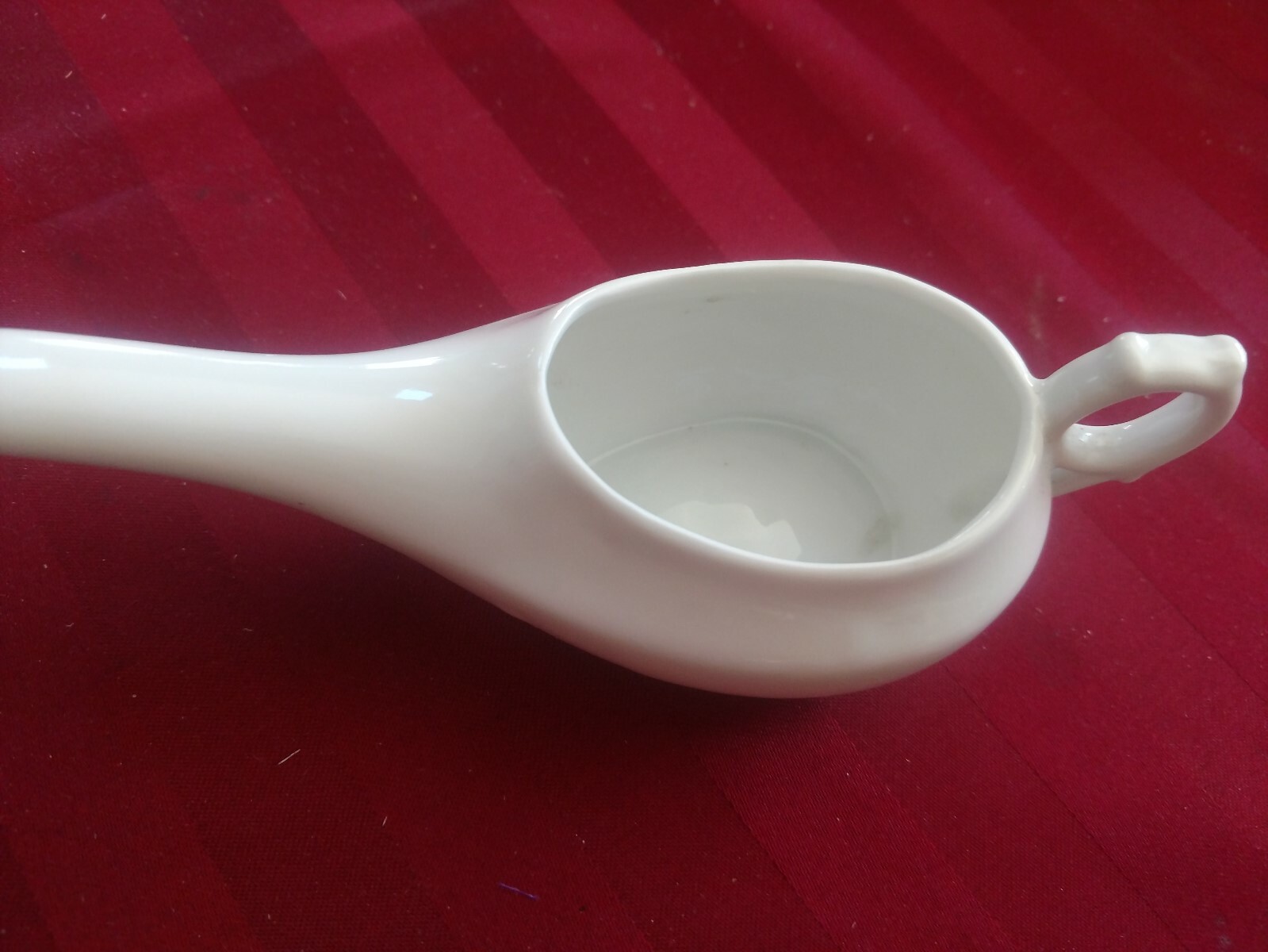 Antique/Vintage Neti Pot Hand Painted Infant Feeder  England Ironstone Mint