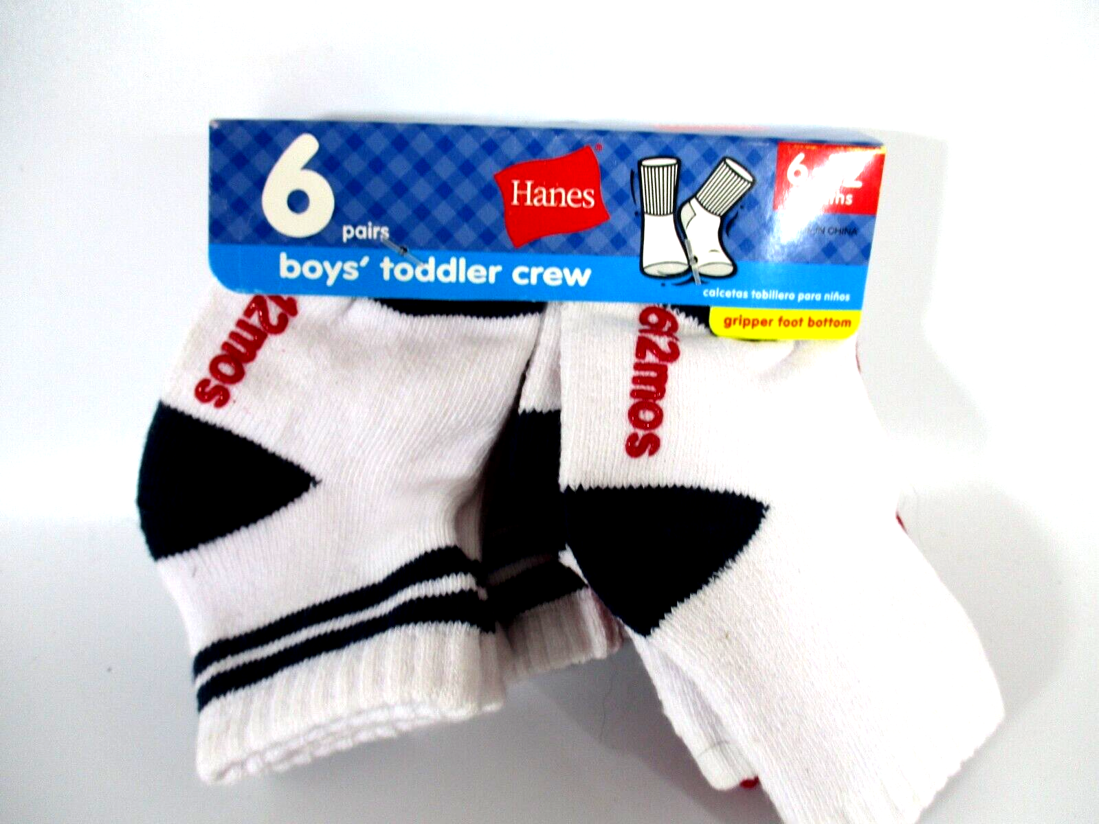 Toddler Gripper Foot Bottom 6 Pk