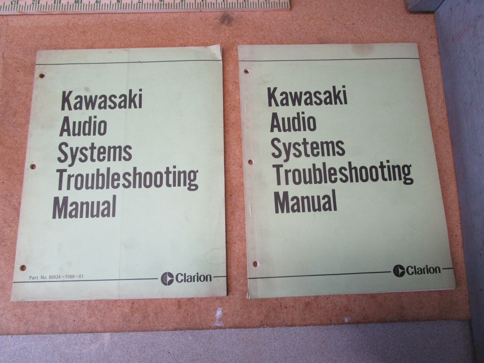 KAWASAKI AUDIO SYSTEMS TROUBLESHOOTING MANUALS P/N99924-1088