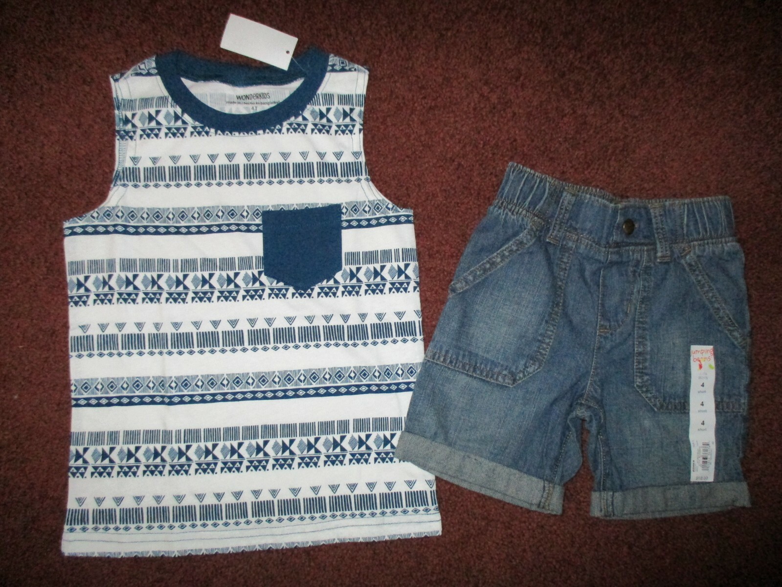 NWT Toddler Boys Size  4 4T Spring & Summer Lot of Clothes Outfits NEW!!
