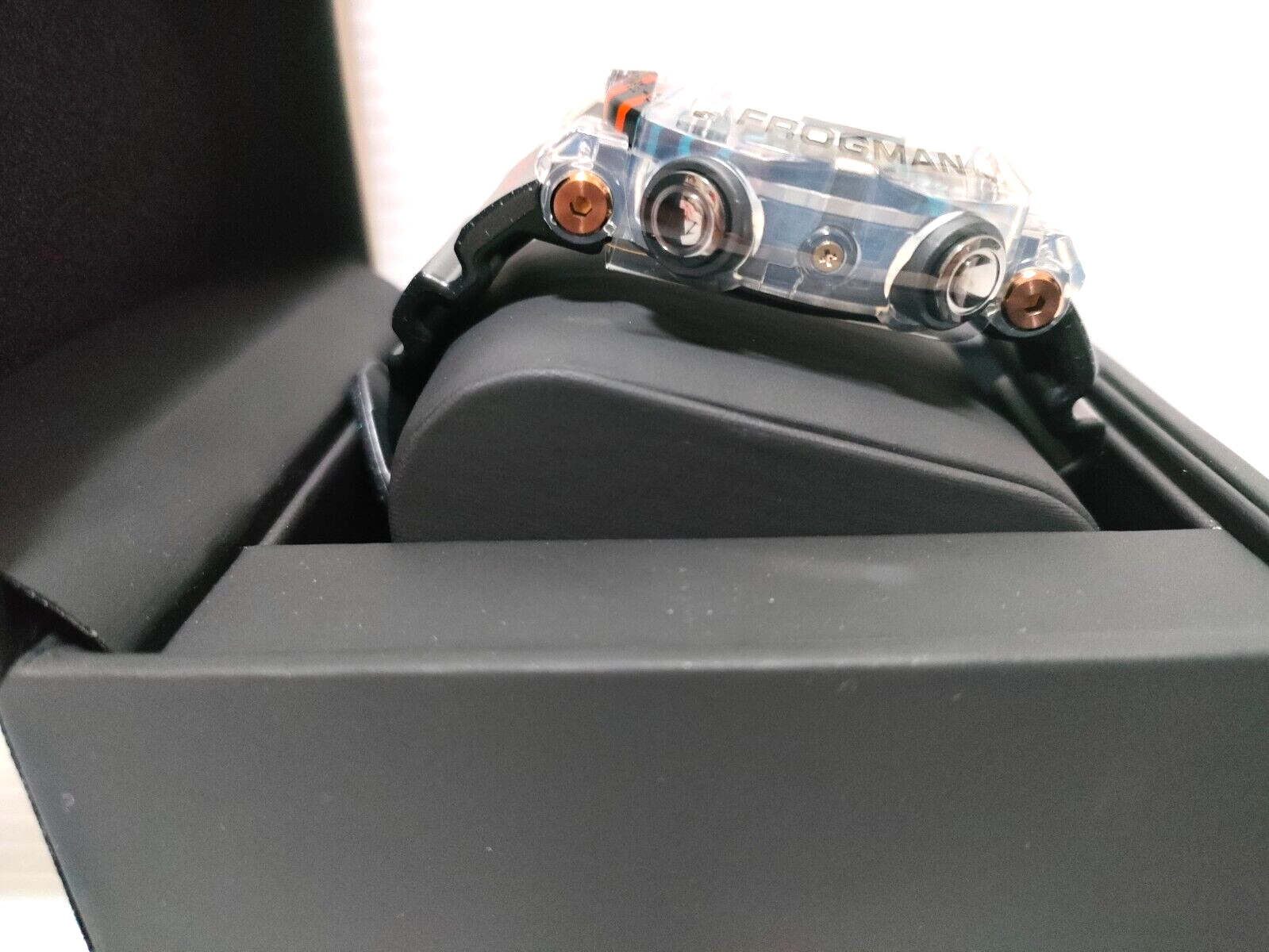 Pre-owned Casio G-shock Gwf-a1000apf-1ajr Frogman 30th Anniversary Poison Dart Frog Tough