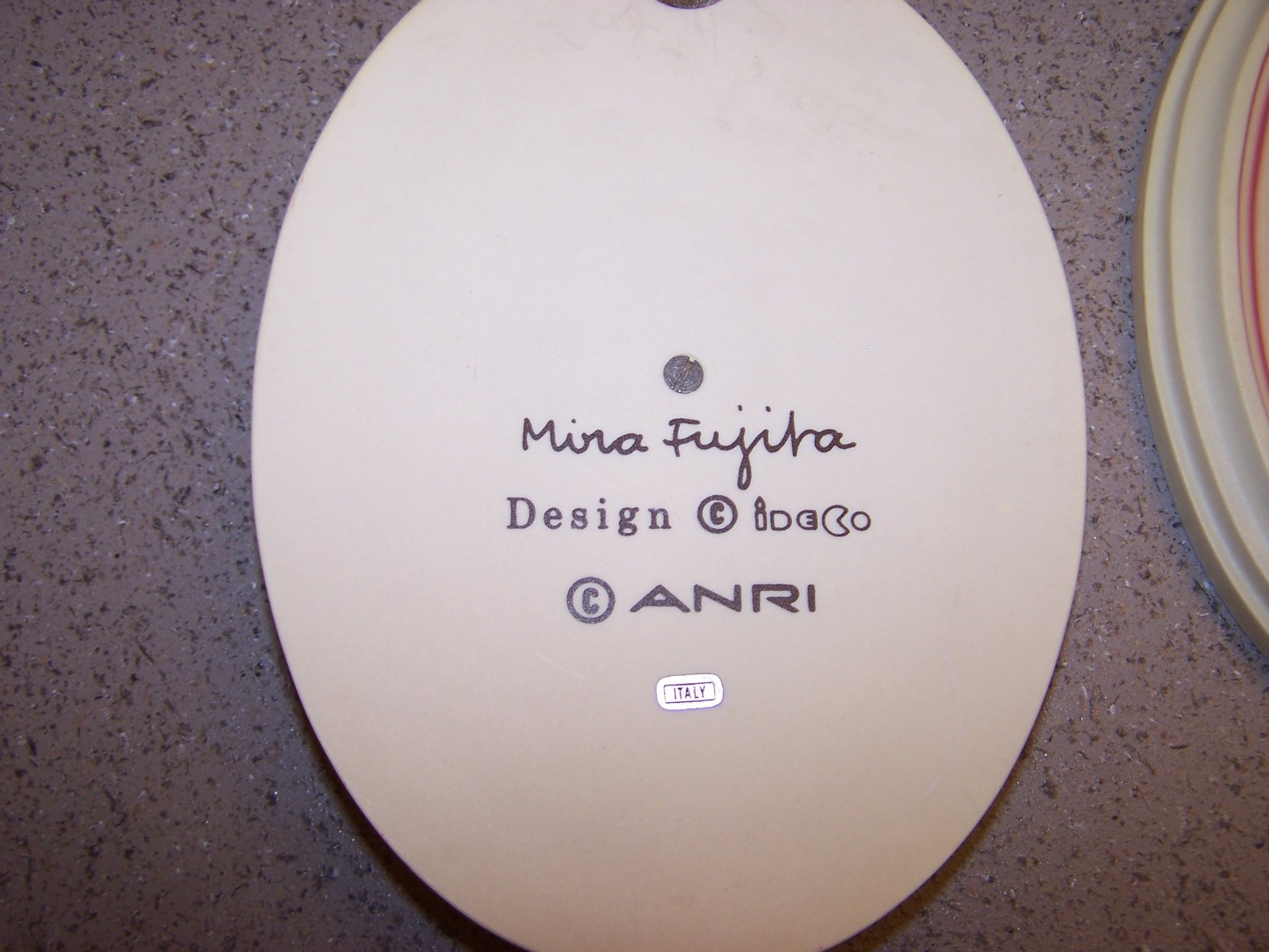 5 rare MIRA FUJITA PIECES- Design IDECO - ANRI - Italy