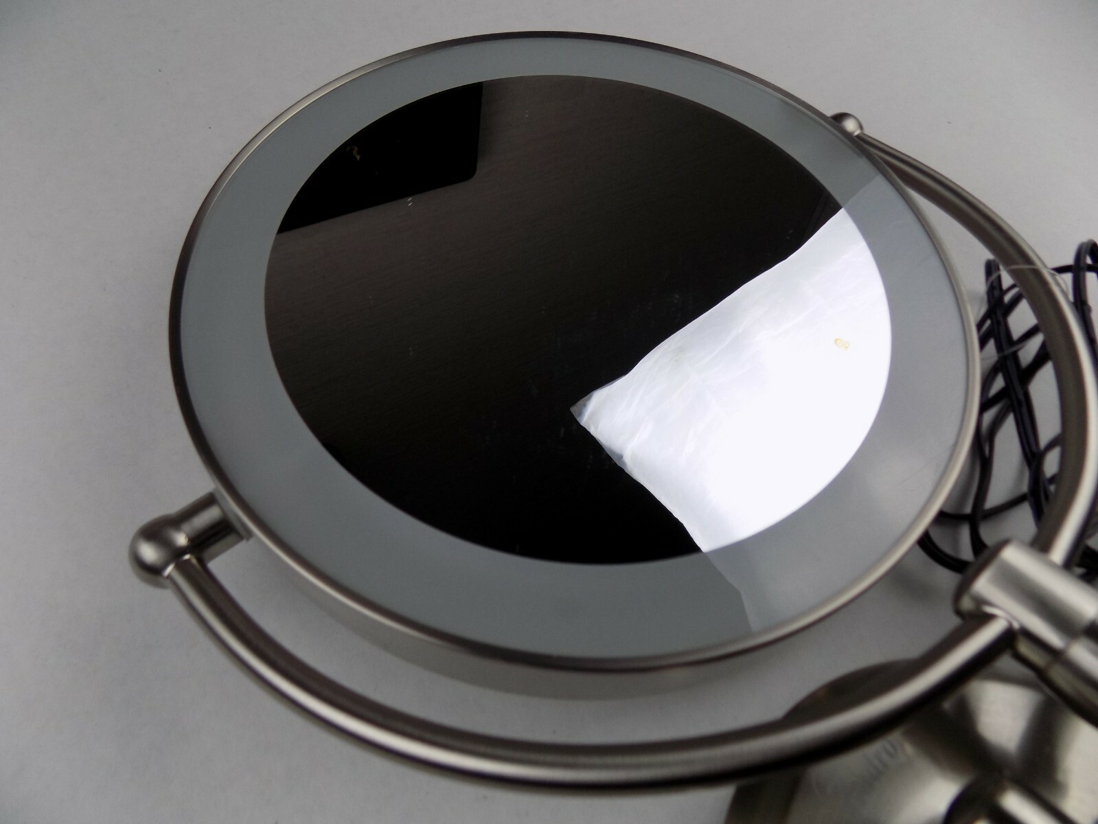 Zadro Bright LED Light Luminous Wall Mount Mirror Dual Magnifications 1X 10X