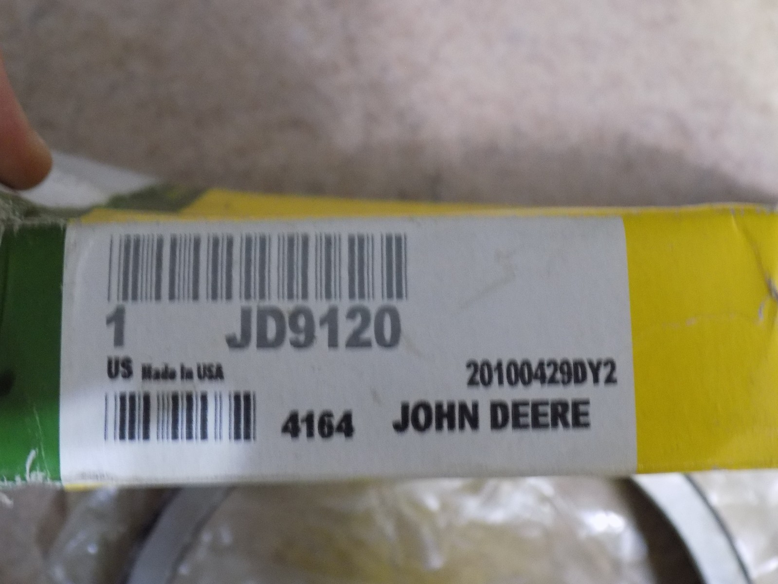 John Deere JD9120 Bearing Race New