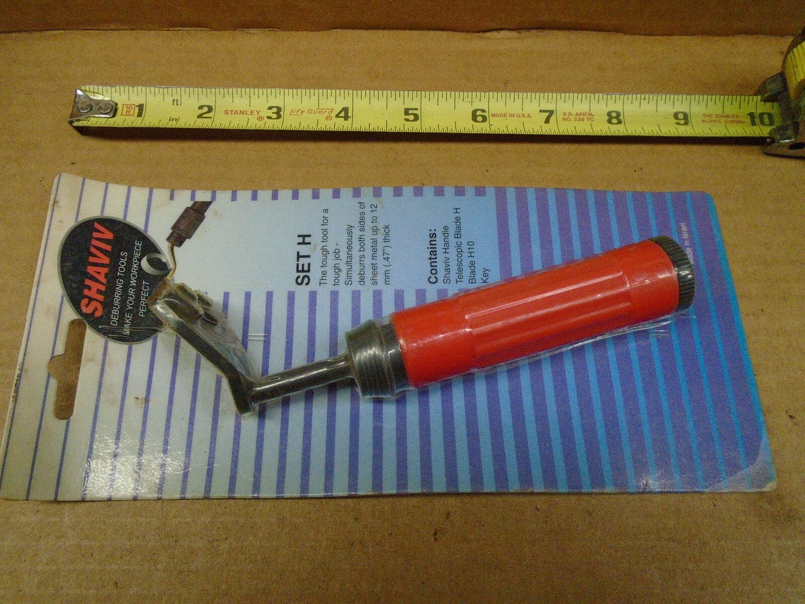Shaviv Sheet Metal Deburring Tool Set H New Other (see Details) for