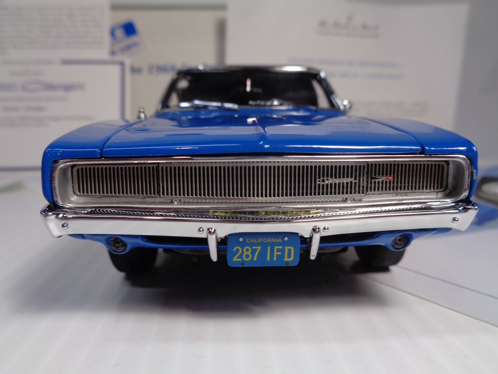 DANYBURY MINT RARE 1968 DODGE CHARGER FR 