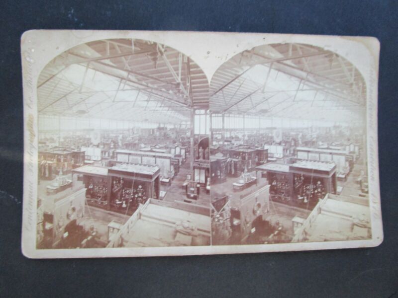 CENTENNIAL EXHIBITION - Stereoview - "440-M B from NW TOWER LOOKING W" - 1876