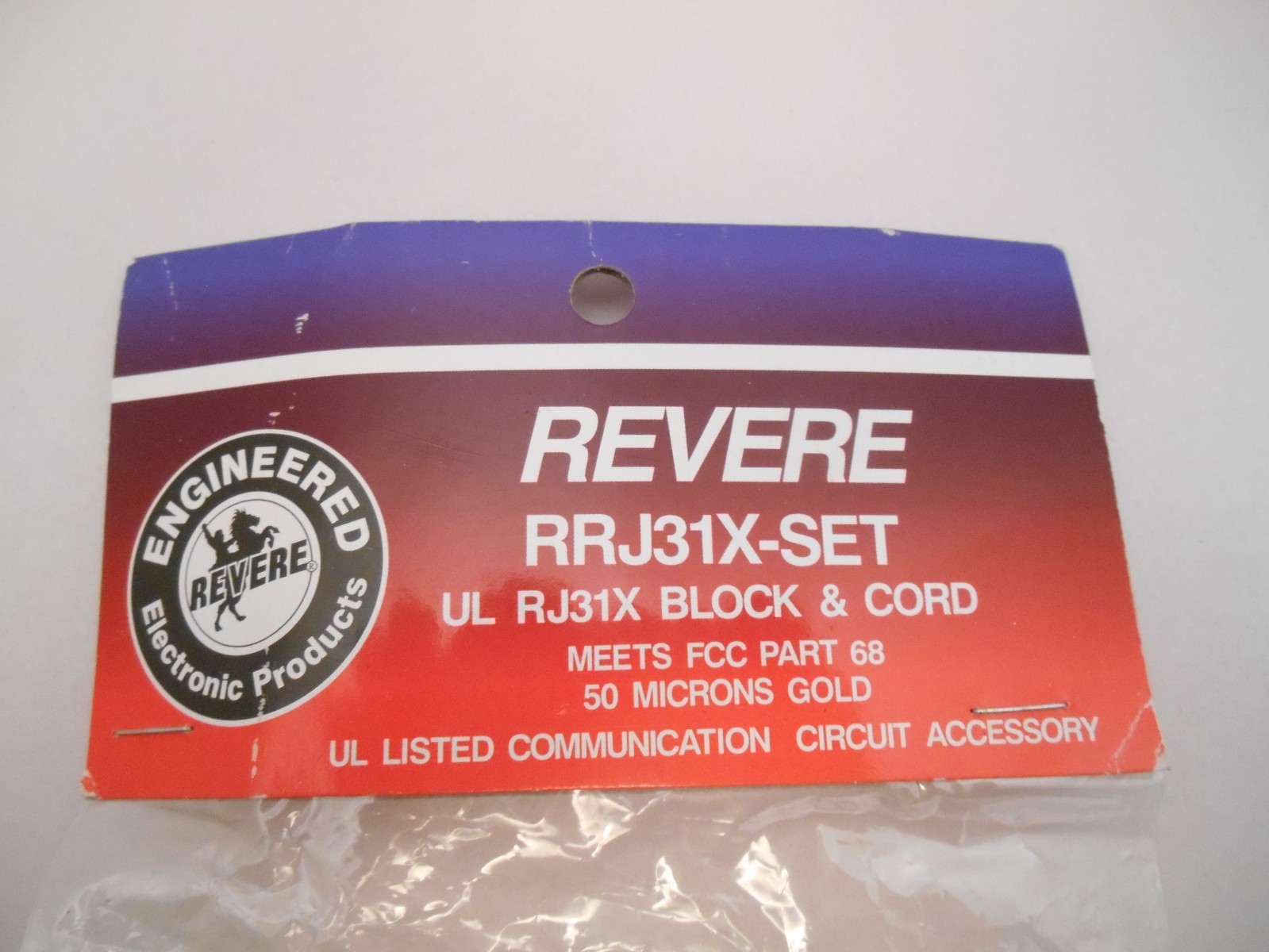 REVERE RRJ31X-SET UL RJ31X BLOCK & CORD Direct Connect # 94Y9