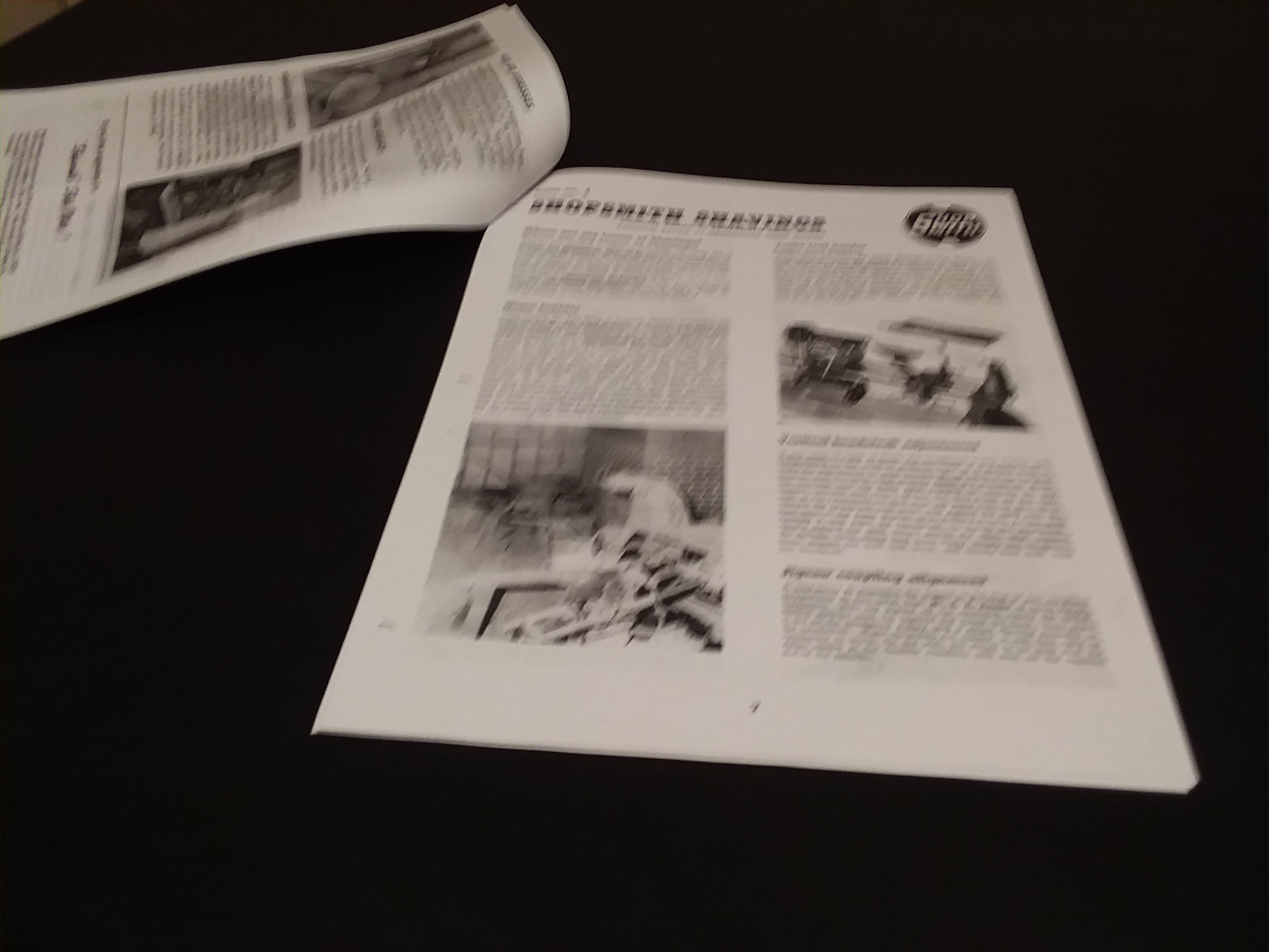 SHOPSMITH MAGNA NOTES and SHAVINGS  Issues #1 thru #10