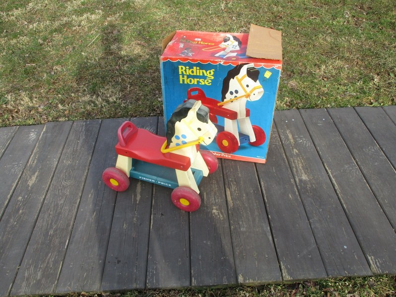 1976 fisher price riding horse