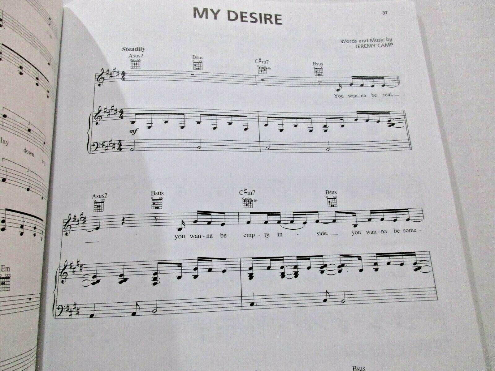 Jeremy Camp Restored Hal Leonard Piano Vocal Guitar 2004 Intermediate Level