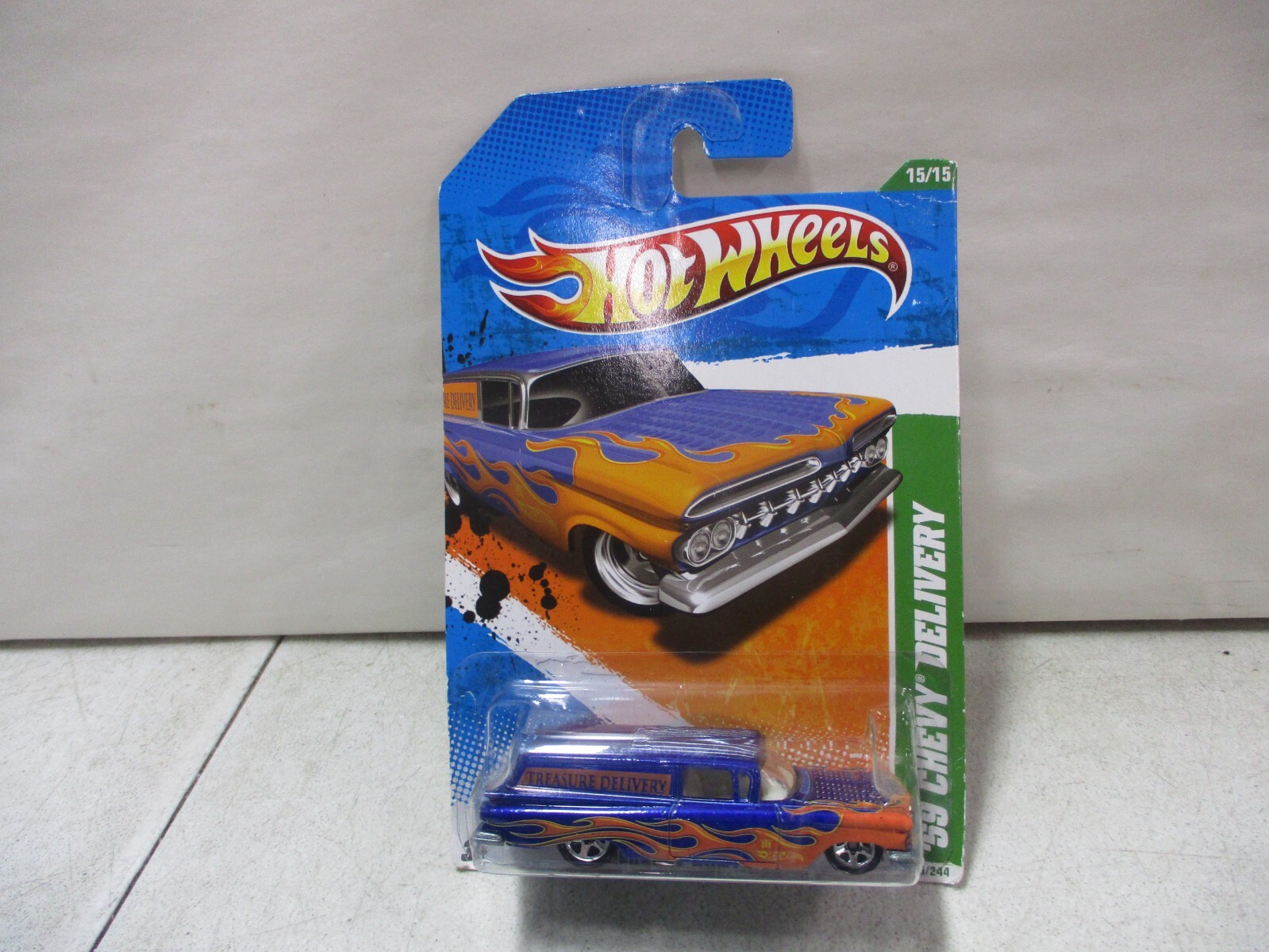 ホットウィール スーパートレジャーハント 59 CHEVY DELIVERY hot wheels 59 chevy delivery#65/244 treasure hunt 15/15