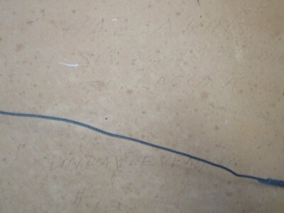  HAL AKINS AMERICAN  PAINTING EXPRESSIONISM CITY URBAN  VINTAGE STREETS ABSTRACT