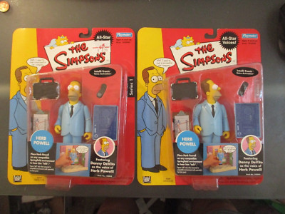 The Simpsons Herb Powell Danny DeVito Interactive 5''in Figure Playmates 2002