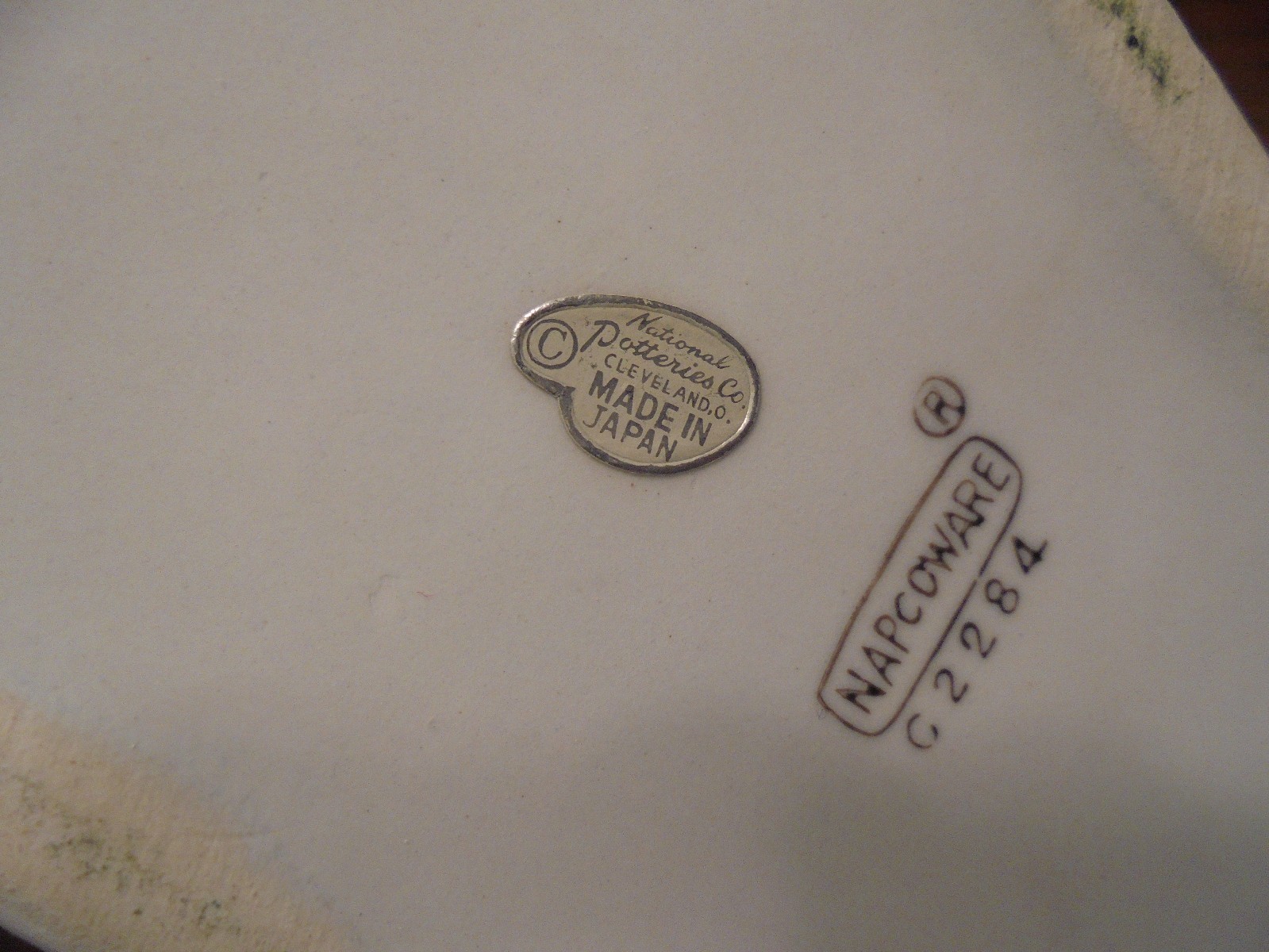 Vintage Ceramic baby Shoe Planters Napcoware  C 2284 Baby & Sticker