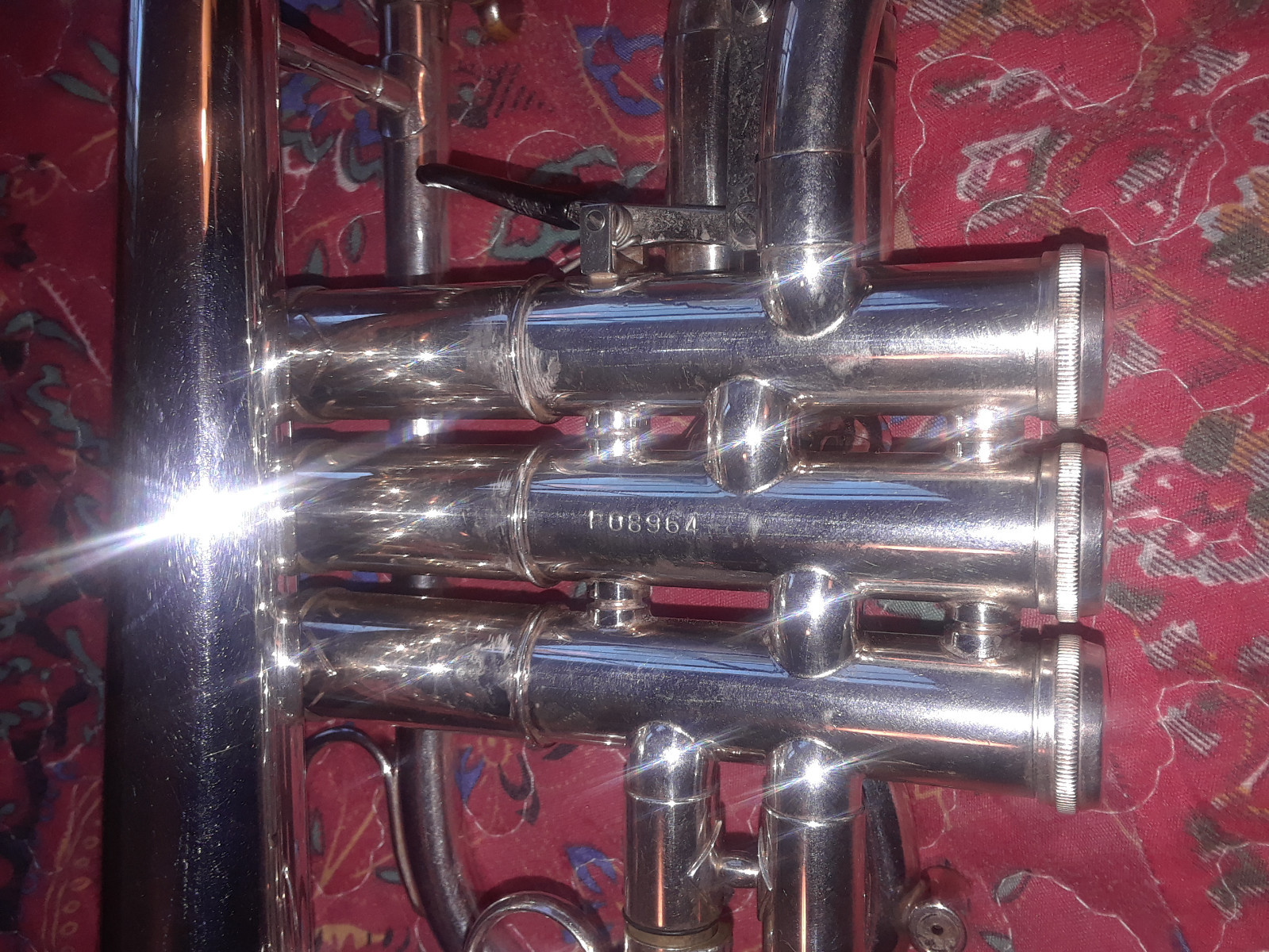 GETZEN ETERNA Eb SOPRANO CORNET   SILVER PLATE