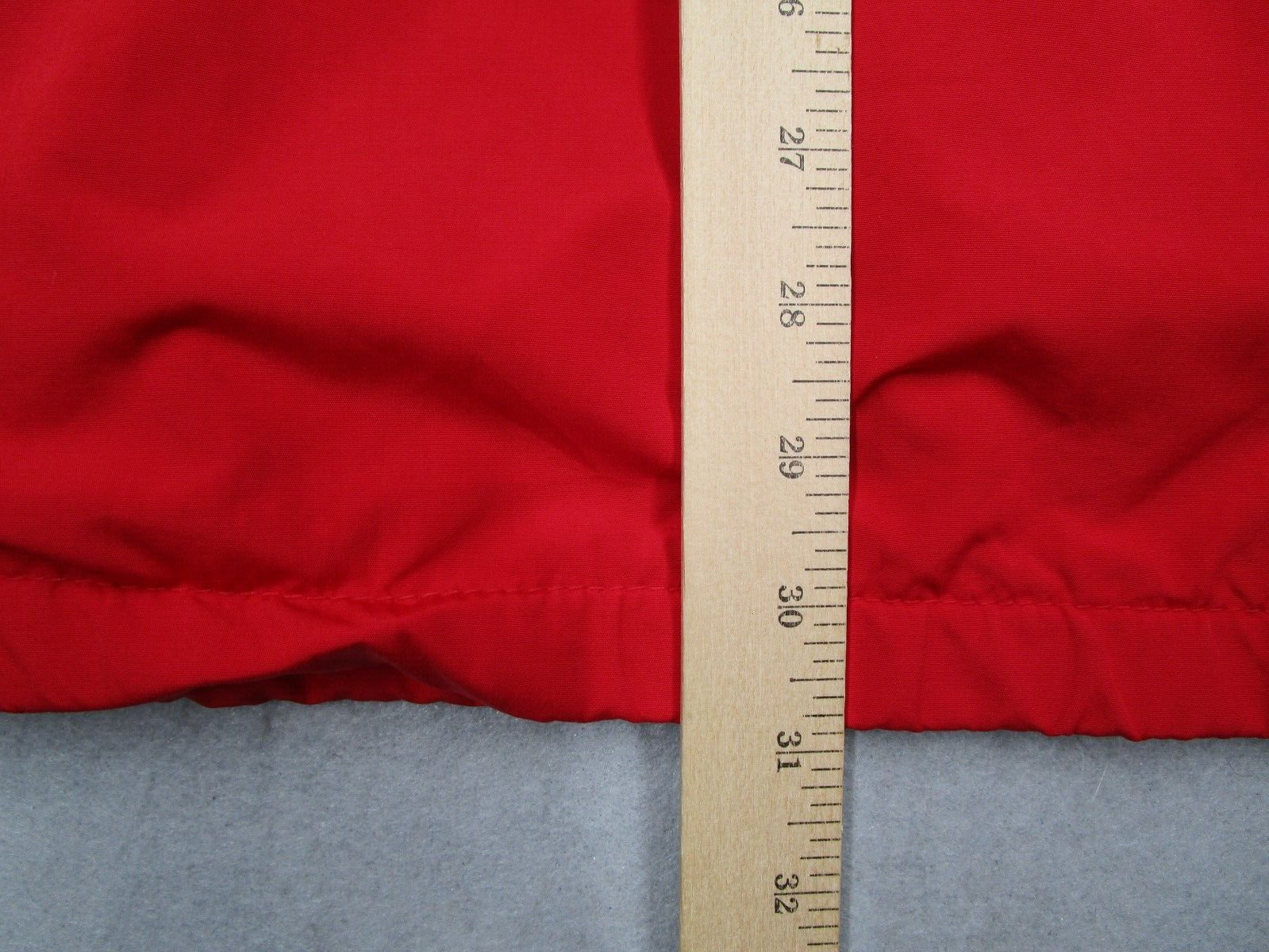 Vintage Roffe Jacket Womens Medium Red 1/4 Zip Eye of The Sky Made in USA Ski