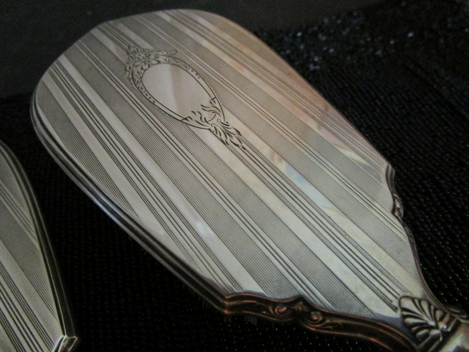 Antique Westmorland Sterling Silver Mirror and Brush Set Beautiful! *NO MONOGRAM