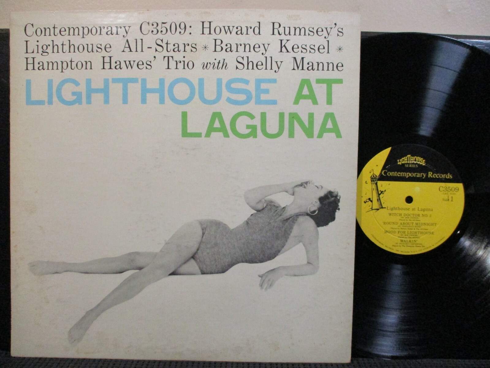 LIGHTHOUSE ALL-STARS At Laguna LP CONTEMPORARY C3509 MONO DG
