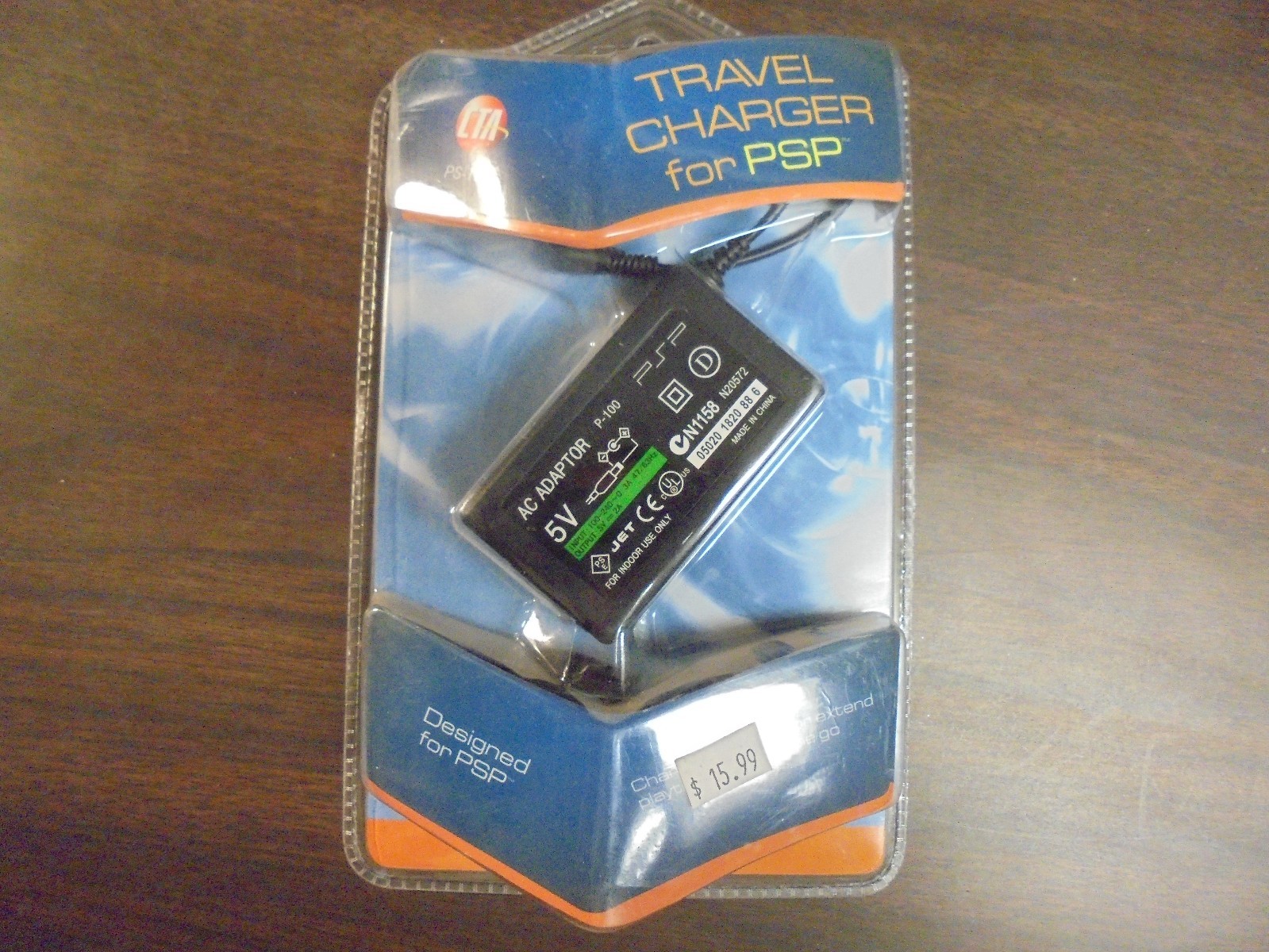 Cta Travel Charger For Psp Ac Adaptor 5v P 100 Ps Tbc Ebay