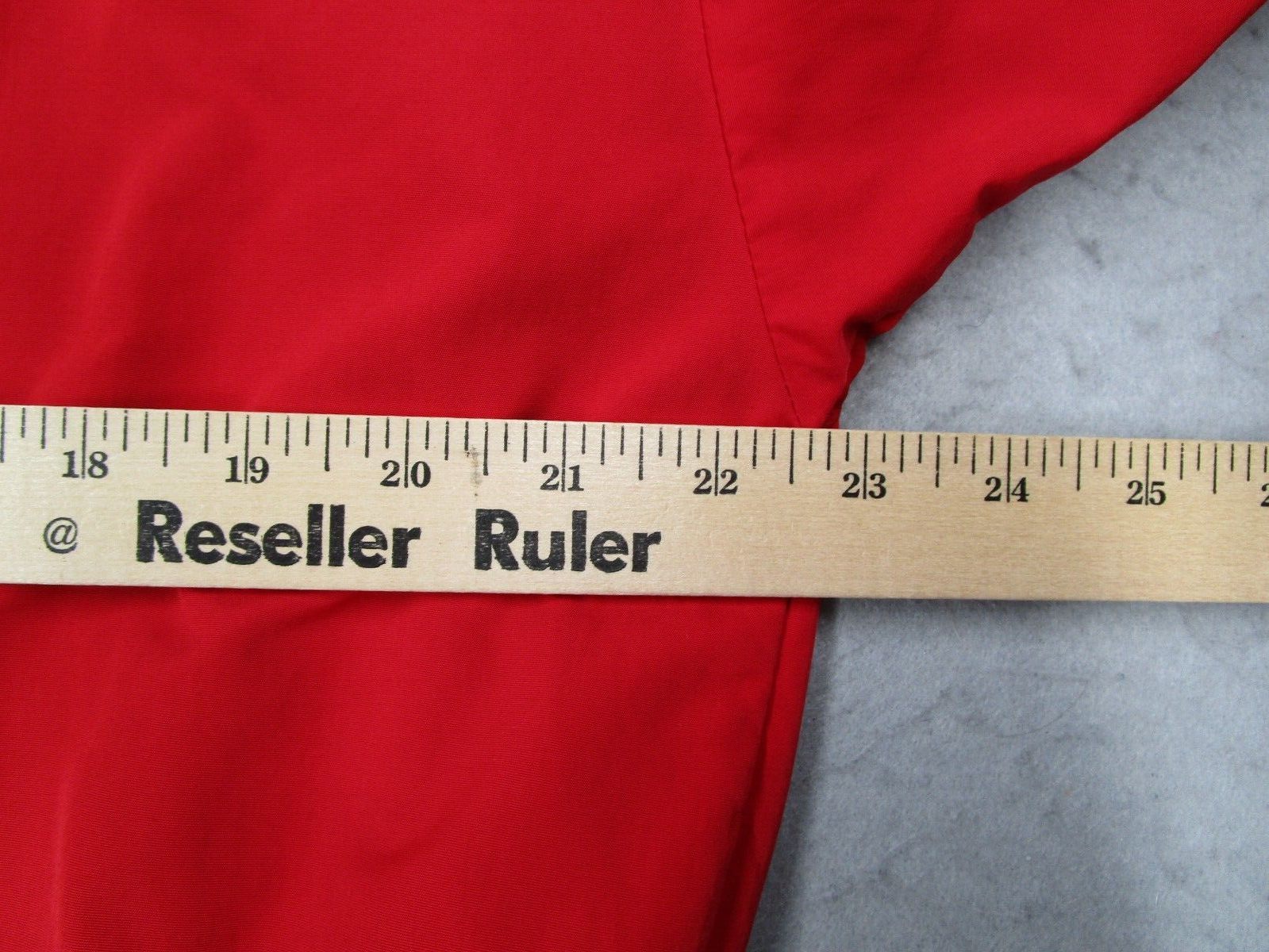 Vintage Roffe Jacket Womens Medium Red 1/4 Zip Eye of The Sky Made in USA Ski