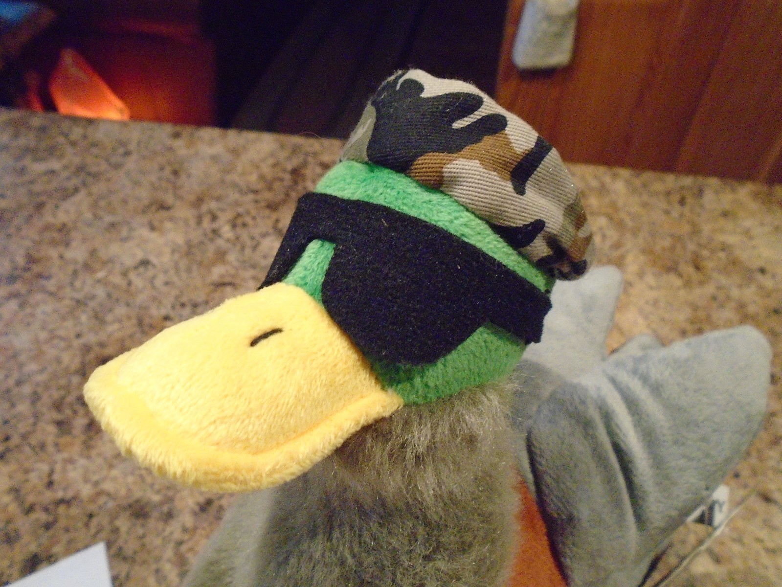 Duck Dynasty Bearded Plush Duck Camouflage Print Sunglasses Stuffed Animal A&E